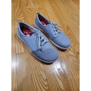 SAS Womens Marine Grey Sky Sparkle Nubuck Leather Suede Shoe Sneaker Size 5.5 M